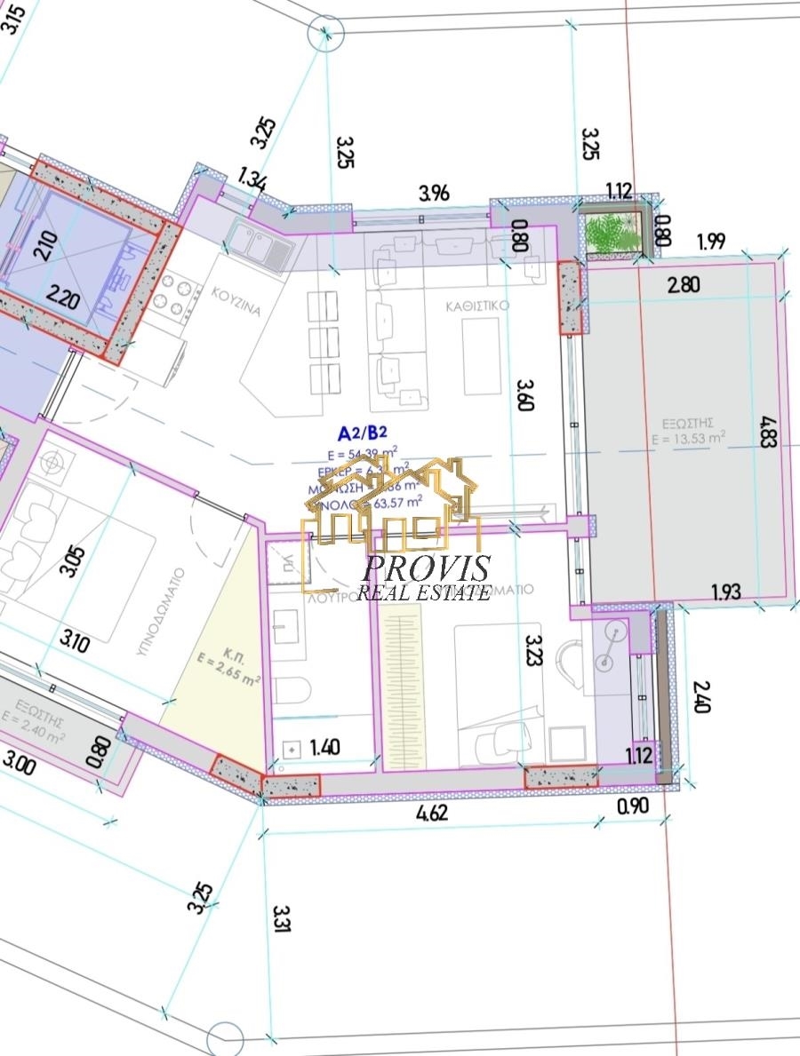 (For Sale) Residential Apartment || Athens South/Glyfada - 64 Sq.m, 350.000€ 